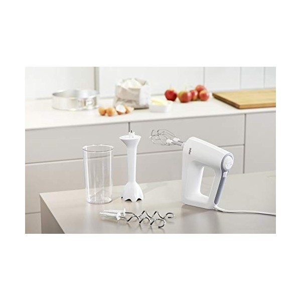 Braun HM3105WH Batteur Tritan Blanc 550 W