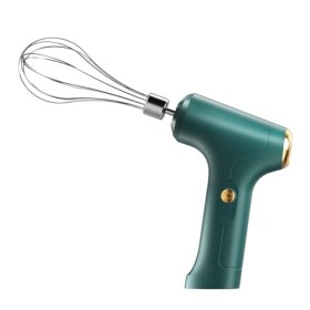 Namvo Mini batteur à main portable rechargeable par USB avec 2 fouets amovibles pour la cuisine, la pâtisserie et les aliment
