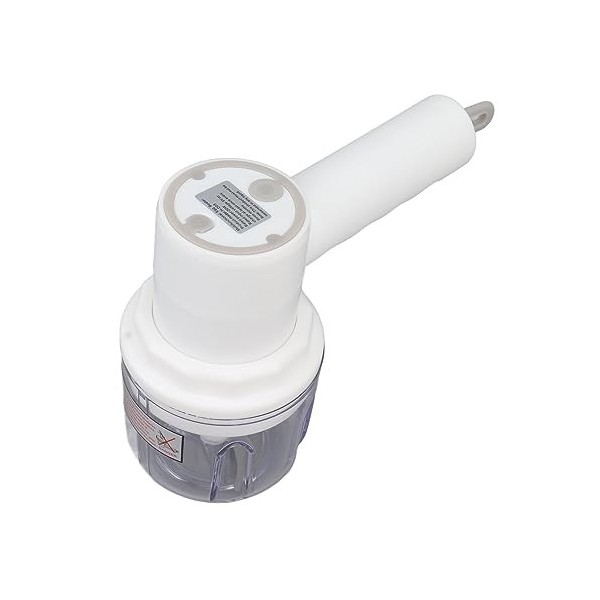 FOLOSAFENAR Hachoir à Ail électrique, 20 W Fil 5 V avec Poignée Ergonomique, Batteur à œufs Multifonctionnel, Mélangeur à Mai