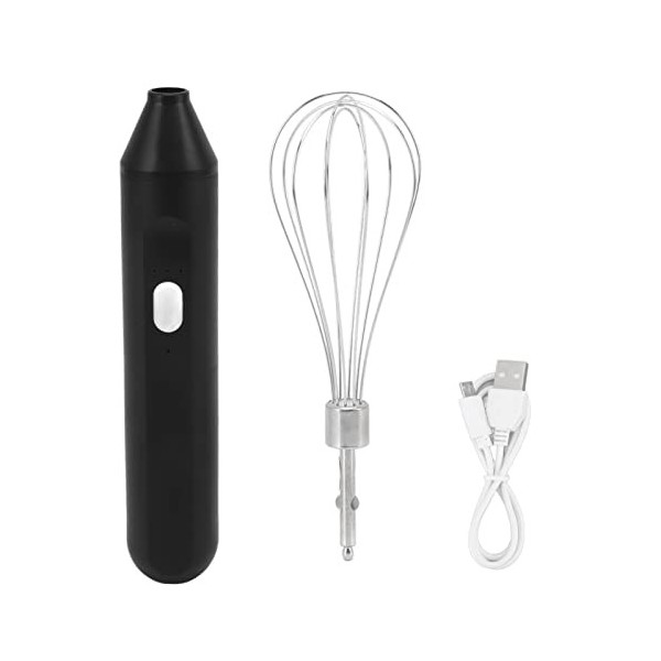 TOPINCN Batteur à Main électrique Batteur à Main Rechargeable Ensemble de Batteur à Oeufs Robot de Cuisine Portable sans Fil 