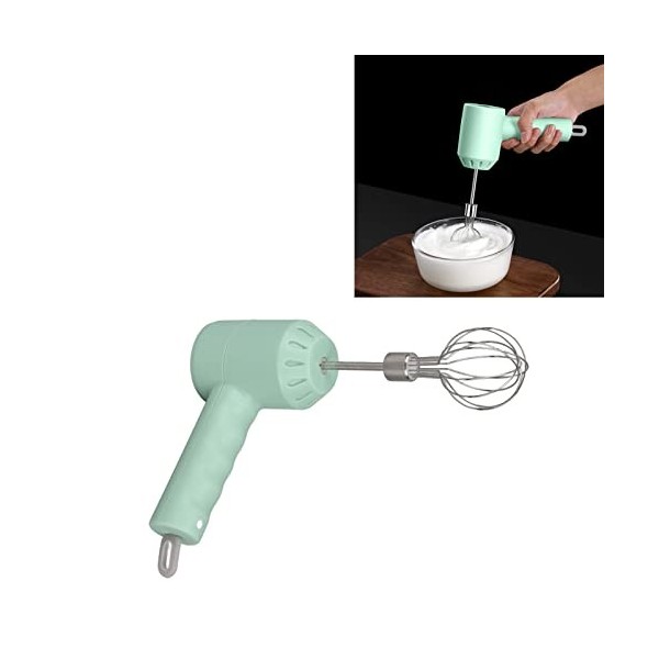 Mini Hachoir à Ail électrique, Batteur à Oeufs Multifonctionnel Portable Poignée Ergonomique 20W Mélangeur électrique Portati