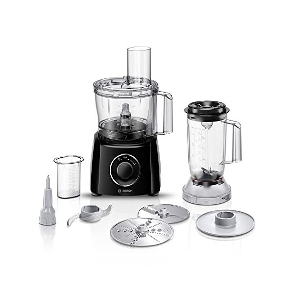 Bosch Electroménager - MCM3201B Robot Multifonction Multitalent 3-800 W, Noir