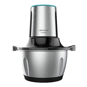 Cecotec Bol-hachoir Électrique TitanGlass 1000. Multifonction Pile, Broie , Pulvérise , Coupe , Lames Amovibles avec Revêtem