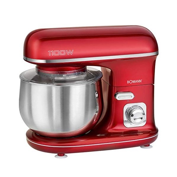 Robot patissier - Petrin a pain - Robot petrin - Robot patissier professionnel - Robot multifonction Bomann KM6010CB Robot pé