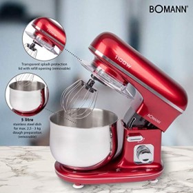 Robot patissier - Petrin a pain - Robot petrin - Robot patissier professionnel - Robot multifonction Bomann KM6010CB Robot pé