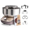 Imetec Cakelover, Mélangeur Planétaire 5 L pour Gâteaux, Crèmes, Pizza, Pain, Pâtes - 1500 W, 6 Vitesses, avec Bol en Acier I