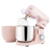 Kitchen in the Box 3,5 L 2 Bols Robot Pâtissier avec Fouet, Crochet Pétrisseur, Batteur, 10 Vitesses + Fonction Pulse, Rose