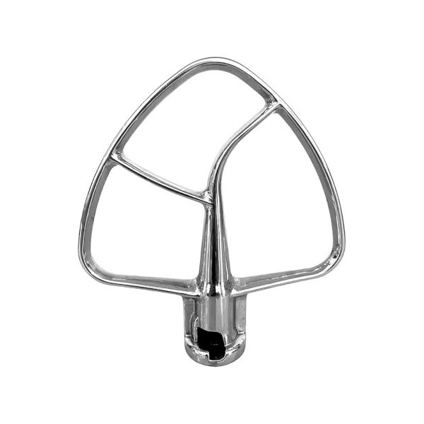 ANCLLO Accessoire dagitateur Plat en Acier Inoxydable pour Robots culinaires 4.5-5 QT Stand Mixer Passe au Lave-Vaisselle