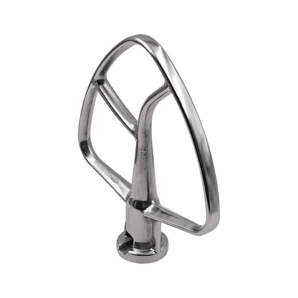 ANCLLO Accessoire dagitateur Plat en Acier Inoxydable pour Robots culinaires 4.5-5 QT Stand Mixer Passe au Lave-Vaisselle