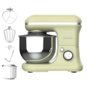 Cecotec Batteur Mélangeur Cecomixer Merengue 5L 1200 Ice-Cream Vert. 1200 W, Bol en Acier Inoxydable de 5 L et Accessoires po