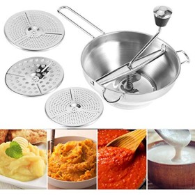 Mélangeur Manuel Multifonctionnel, Mélangeur De Fruits Et Légumes à Salade En Acier Inoxydable, Facile à Utiliser Et à Nettoy