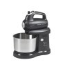 Batteur avec Bol Rotatif 5 Vitesses, Noir/Inox, 2.8 L, 300 W