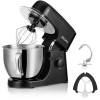 ZEEGMA Planeet MIX Pétrisseur 1800 W Robot multifonction avec bol 5L avec poignée et couvercle, 8 vitesses, avec panneau tact