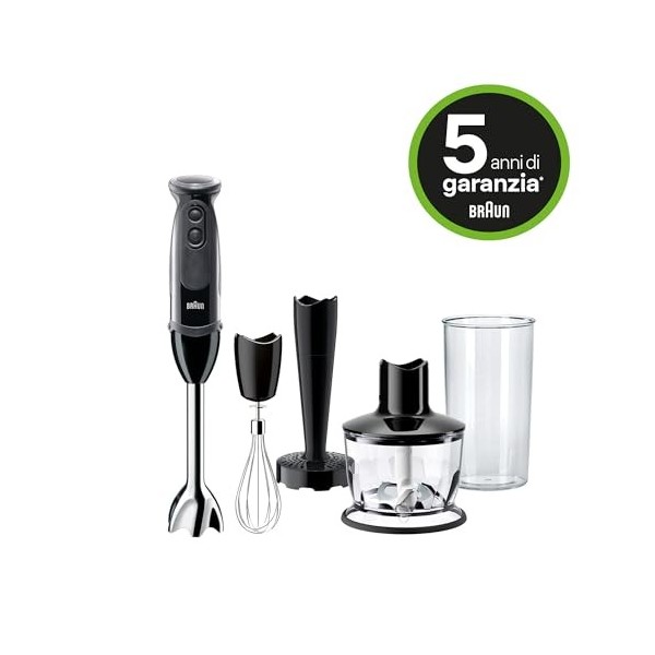 Braun MultiQuick 5 MQ 5237 BK blender 0,5 L Mélangeur par immersion Noir 1000 W