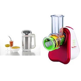 Moulinex Blender chauffant, 1000 W, Capacité 1.2 L, 5 programmes automatiques, Double paroi, Soupe, Velouté, Compote, Smoothi