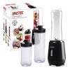 Imetec Personal et Sport Blender PB 100 Mini mélangeur avec 2 bouteilles Take-Away en Tritan sans BPA, 4 lames en acier inoxy