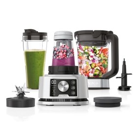 Ninja Foodi Power Nutri Blender 3-en-1, mixeur pour bols de smoothie, pâtes à tartiner épaisses et boissons glacées, programm