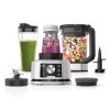 Ninja Foodi Power Nutri Blender 3-en-1, mixeur pour bols de smoothie, pâtes à tartiner épaisses et boissons glacées, programm