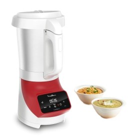 Moulinex Blender mixeur, Soupe maker, 1100 W, Bol 2 L, Lames inox, 3 programmes automatiques, Mode manuel, Mixage parfait, So
