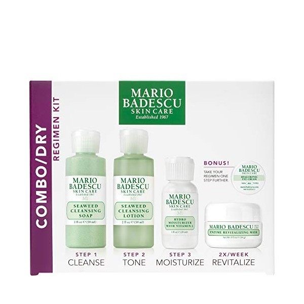 Mario Badescu Combo/Dry Regimen Kit, 0.5 oz.