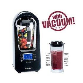 Cloer 6980 Blender sous vide, 1500 ml, récipient de stockage, programmes automatiques, fonction broyage de glace, fonction de