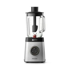 Philips Blender et Mixeur à Smoothies - 1400W, Pichet en Verre de 2L, Appli Recettes, Vitesse Variable, ProBlend 6 3D HR3655