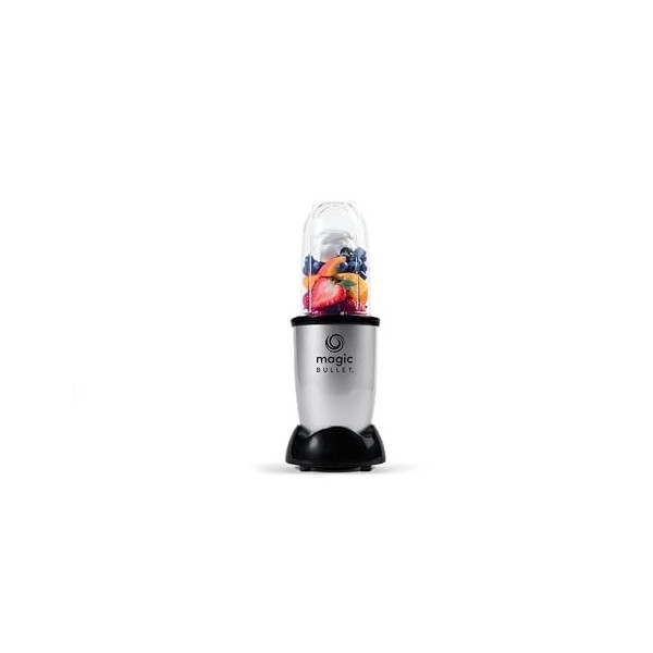 nutribullet Magic Bullet Mini, Blender Électrique, Petit Blender, Pack Basique 3 Pièces, Puissance 200 Watts, Gris, MBR03