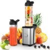 Enfmay Blender Mixeur, Mini Blender Smoothie 350W avec 2 Bouteilles Portables 600ml, Lames en Acier Inox, Mixeur Portable ave