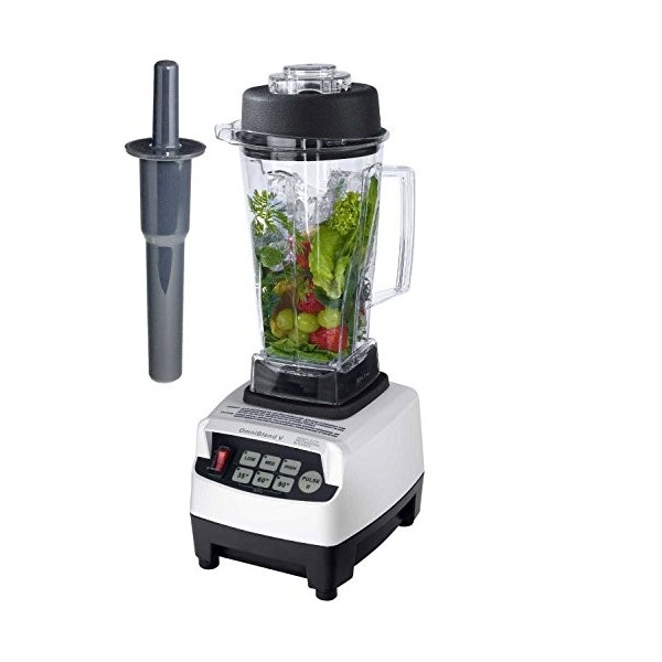 YaYago - Smoothie maker professionnel - blendeur, mixeur et broyeur de glace avec lame en acier inoxydable - récipient 2 litr