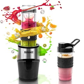 Duronic BL520 Mini Mixeur Blender portable de 500W 570 et 400 ml Bouteille Sans BPA Pour Smoothie Shakes protéinés Nourriture