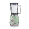 Ariete Mixeur en Verre Vintage 583, Blender Multifonctionnel avec 4 Lames, 4 Vitesses + Impulsion, Fonction Broyeur de Glace,