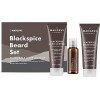 ManCave coffret cadeau barbe BlackSpice pour les hommes, contenu: solution nettoyante pour la barbe, huile pour la barbe et c