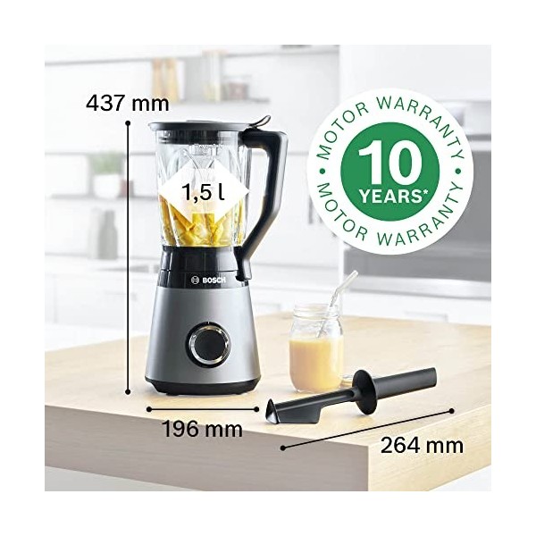 Bosch Haushalt VitaPower Serie | 4 Mixeur sur pied 1200 W argent