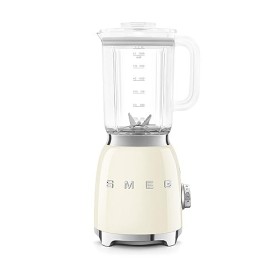 Smeg, Blender BLF03CREU 1,5 L, 4 Vitesses, 4 Fonctions Smoothie, Pulse, Glace Pilée et Autonettoyant, Bloc Moteur et Bouchon 