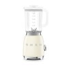 Smeg, Blender BLF03CREU 1,5 L, 4 Vitesses, 4 Fonctions Smoothie, Pulse, Glace Pilée et Autonettoyant, Bloc Moteur et Bouchon 