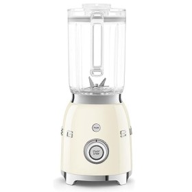 Smeg, Blender BLF03CREU 1,5 L, 4 Vitesses, 4 Fonctions Smoothie, Pulse, Glace Pilée et Autonettoyant, Bloc Moteur et Bouchon 