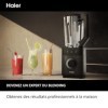 Haier I-Master Serie 5 Blender avec Broyeur à Glace, Smoothie, 5 Vitesses Variables, Fonction Pulse, Auto-Nettoyage, Bol en V