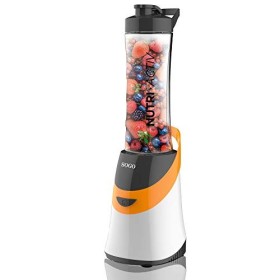 SOGO SS-5515-O Machine à mixer Nutri Activ 350 W. Comprend une carafe portable, sans BPA de 0,6 L. Mixeur Smoothies Couleur :