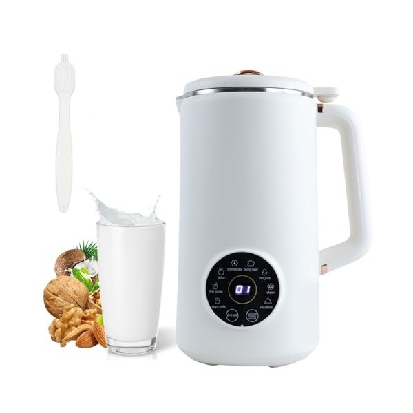 mumisuto ﻿Machine à Lait de Soja Multifonction, Machine Lait Vegetal, Mélangeur Électrique de 1000 ml, Machine à Lait Damand