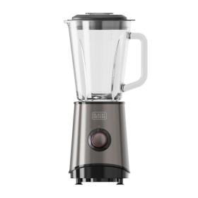 Black+Decker - Blender 800W | Carafe en Verre 1.5L | 4 Lames en Acier Inoxydable | Fonction Pulse & Easy | Vitesses Variables