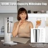 Machine à Milkshake électrique 800ML, Milkshaker Mixeur en Acier Inoxydable, Mélangeur Commercial avec 2 vitesses, Mélangeur 