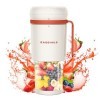 EASEHOLD Presse-agrumes portable, 470 ml, blanc et rouge