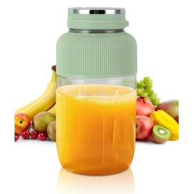 Blender portable, 40.58 oz Portable Juicer Blender, Coupe de jus portable multifonctionnelle, Blender de voyage pour shakes e