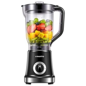 VINATO Blender Mixer électrique, Blender et Smoothie Mixer 1.8L Mixing jug, avec 4 lames en acier inoxydable pour les shakes,