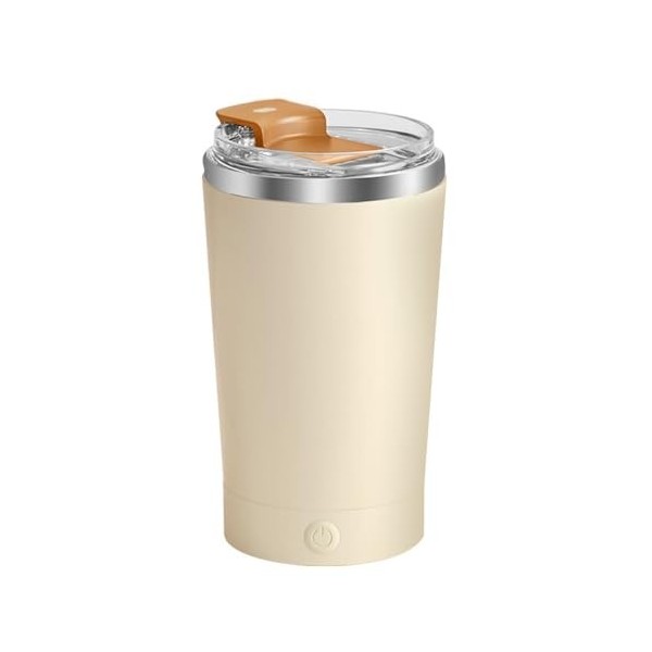 DONGKER Tasse a Mélanger Automatique,420 Ml,7 000 Tr/min,Tasse a Mélanger Magnétique Électrique a Grande Vitesse avec Couverc