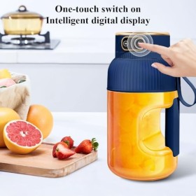 Mesen Mixeur portable à smoothie - 10 lames - Rechargeable USB-C - 1200 ml - Gobelet pour shakes à jus et smoothies - Pour vo