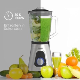 iceagle Blender Mixeur 1300W - 2-in-1 Blender Professionnel avec Bol verre 1,5 L & Tasse 600ml | Robots Multifonctions pour S