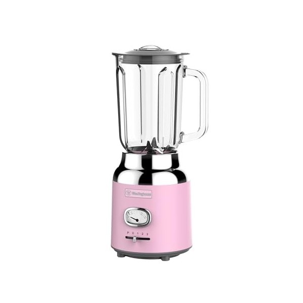 Westinghouse Retro Blender - Smoothie Maker - Rose - 1,5 litre - 600W