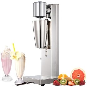 Mixeur à milkshake 800 ml - Blender électrique en acier inoxydable - 180 W - 1800 tr/min - 2 vitesses - Shaker à protéines él