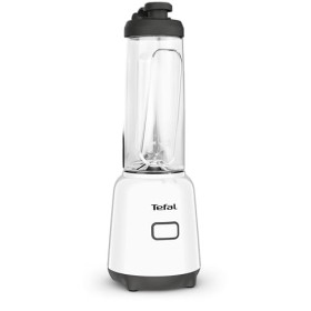 Tefal BL1501 Mix & Move Mini batteur sur pied - Bouteille à emporter en Tritan de qualité supérieure - 300 W - Design peu enc